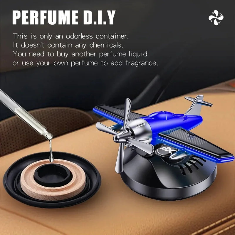 Solar-Powered Helicopter Car Air Freshener