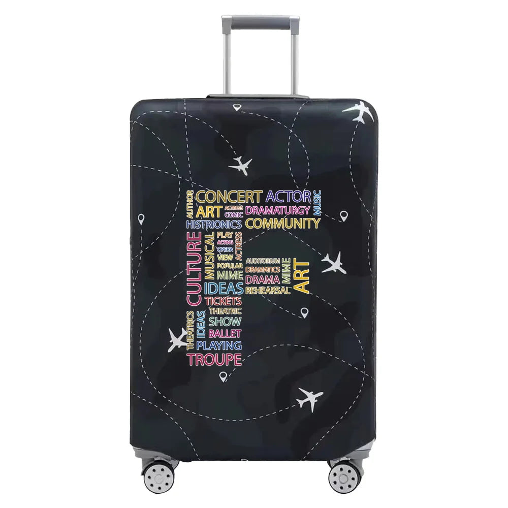 Stretch Fabric Luggage Cover for Suitcases (18-32 Inch)