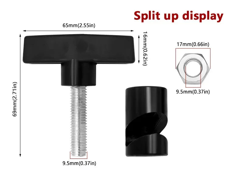 Anti-Slip Car Hood Support Rod Clip