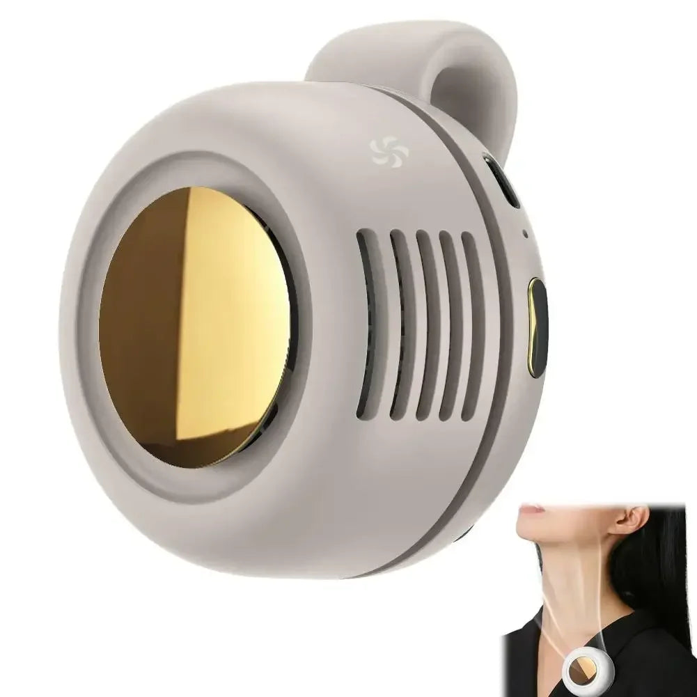 Portable Clip-On Mini Bladeless Fan with 3 Speeds
