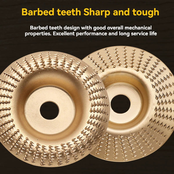4-Inch Woodworking Sanding Shaping Disc for Angle Grinder