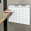 Magnetic Dry Erase Calendar for Refrigerator with Markers
