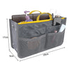 Nylon Handbag Organizer with Multiple Pockets