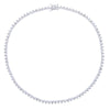 Heart Tennis Jewelry Set with Geometric Bezel
