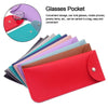 PU Leather Glasses Case with Magnetic Snap Closure