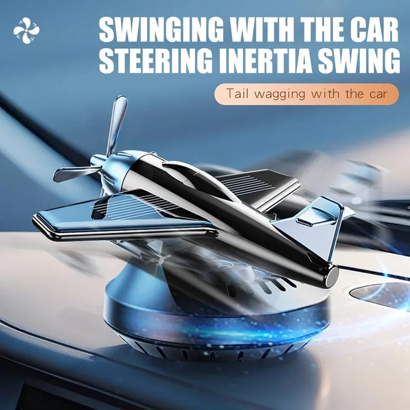 Solar-Powered Helicopter Car Air Freshener