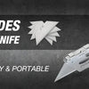 SK5 Steel Utility Knife Blades (T-Shaped, Heavy-Duty)
