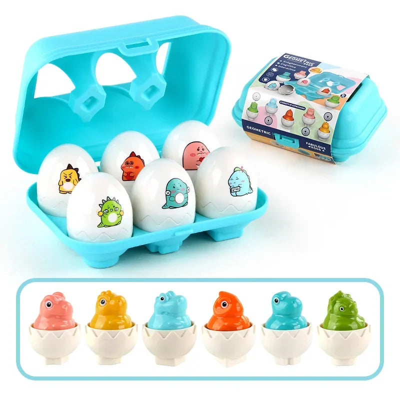 Montessori Shape-Matching Egg Puzzle Set for Toddlers