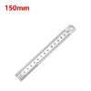 Stainless steel precision straight ruler marked in millimeters