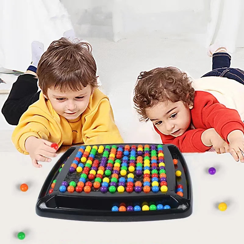 Rainbow Ball Elimination Board Game for Family Fun