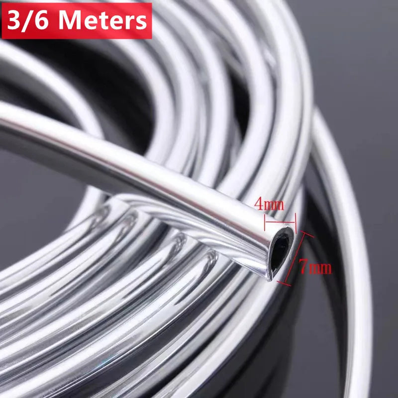 Chrome Car Door Edge Trim Molding Kit – Scratch & Impact Protection