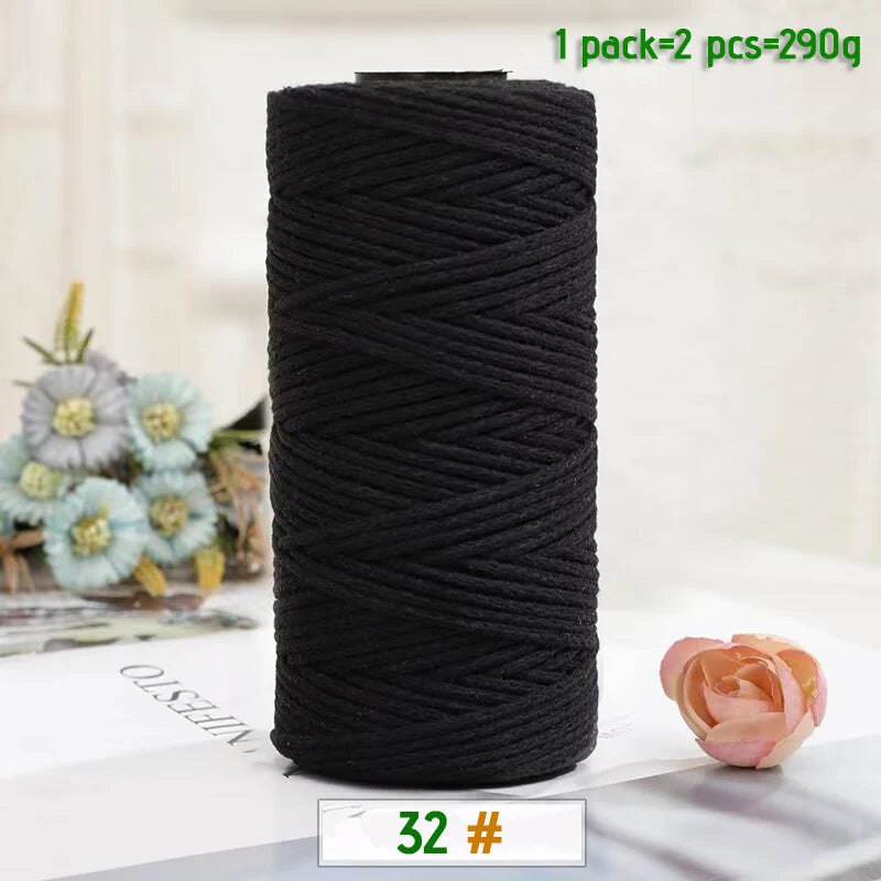 100% Cotton Hollow Yarn for Knitting & Crochet