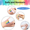 6-Color Washable Rainbow Face & Body Paint Crayon