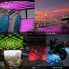 USB Music-Activated LED Projection Light with Flexible Neck