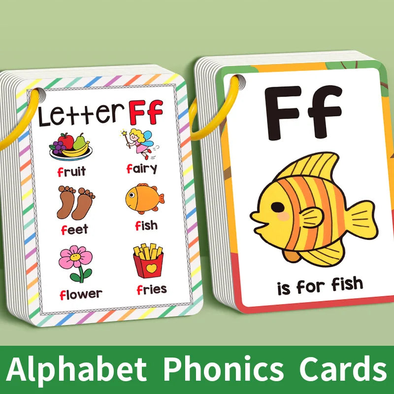 Alphabet Flash Cards for Early Learning & Montessori Education