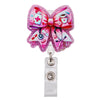 Glitter Acrylic Retractable ID Badge Reel