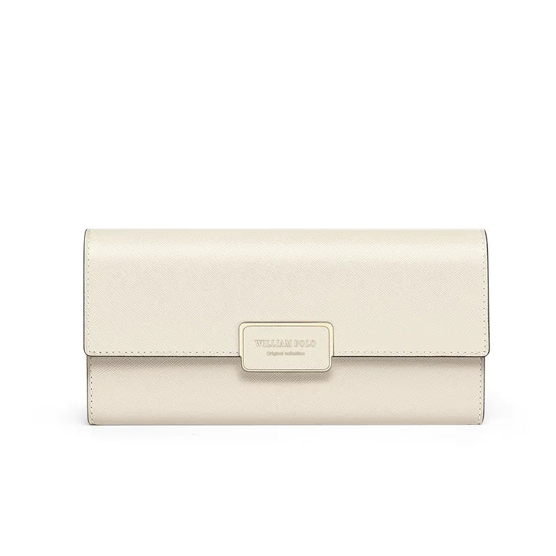 Portefeuille en cuir véritable de vachette