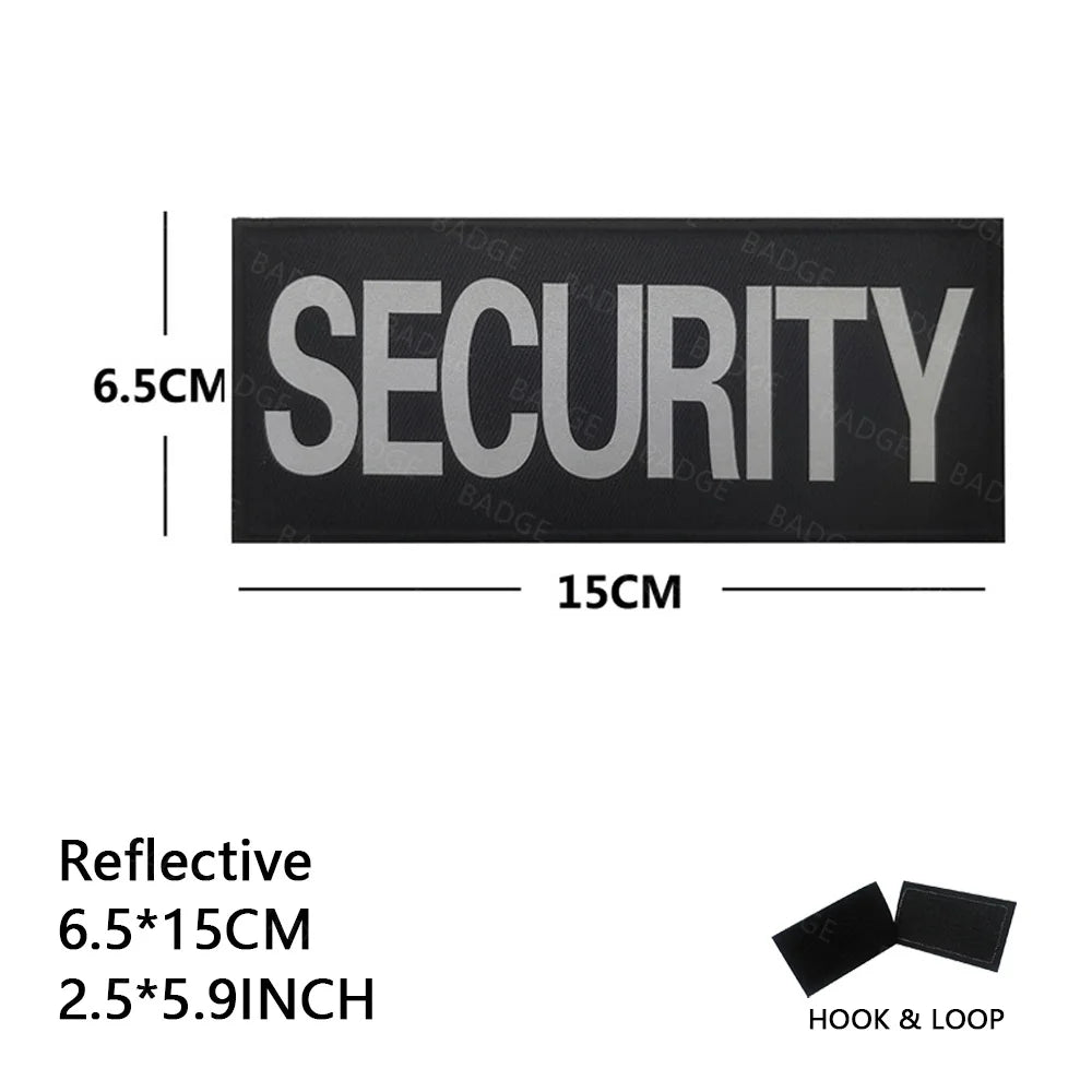 Reflective IR Security Patch with Hook & Loop Backing