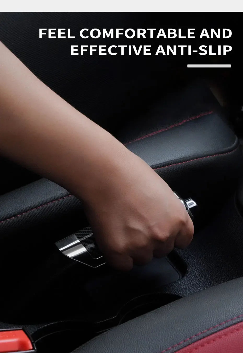 Carbon Fiber Car Handbrake Grip Cover