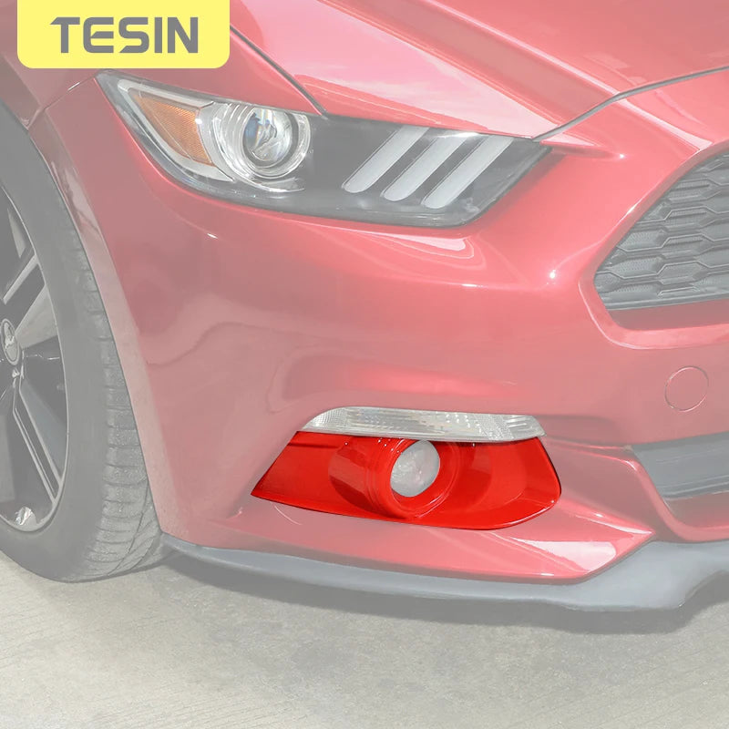 ABS Fog Light Trim Covers for Ford Mustang 2015-2017