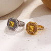 Art Deco Statement Ring with Cubic Zirconia
