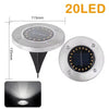 Solar Pathway Lights - Weatherproof Stainless Steel & ABS