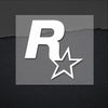 A white letter R with a five-pointed star below it on a gray square background.