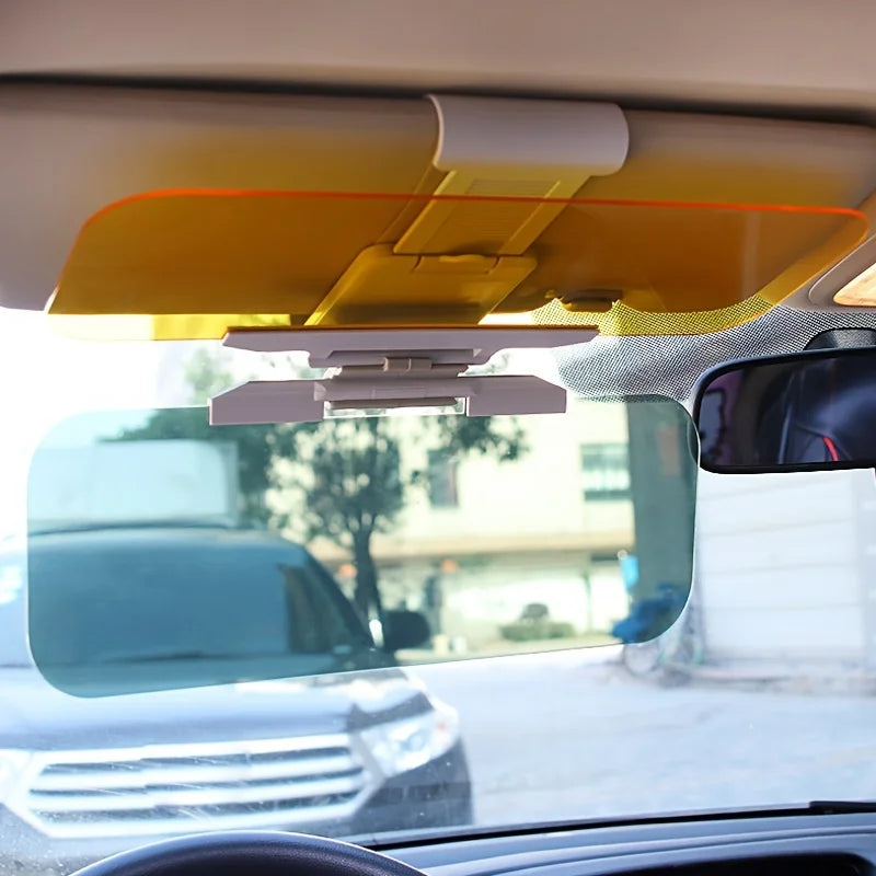 Adjustable Day & Night Anti-Glare Car Sun Visor with Extender