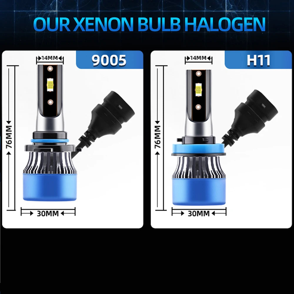 Comparison of 9005 and H11 xenon bulb headlight assemblies for automotive use
