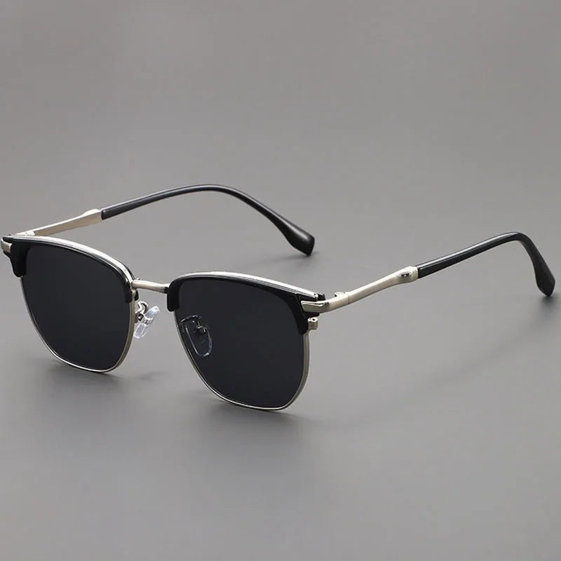 Vintage Square Metal Frame Sunglasses
