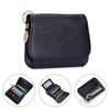 Women's RFID-Blocking Leather Wallet with Keychain and Coin Pocket