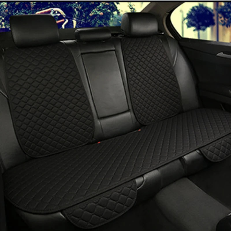 Breathable Linen Front Car Seat Cover
