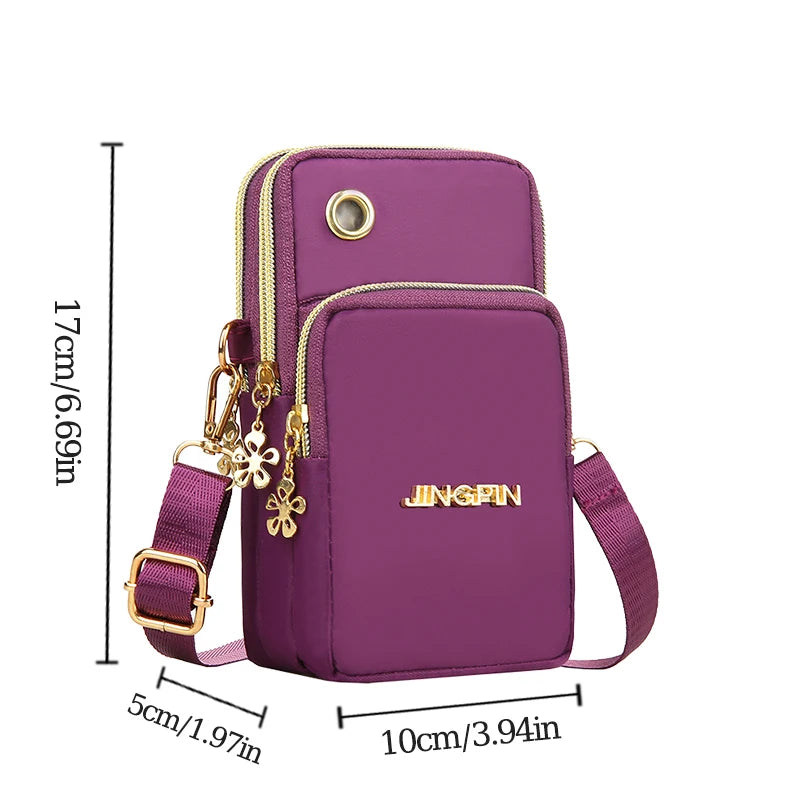 Compact Oxford Crossbody Bag