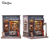 Book Nook DIY Wooden Miniature Kit with LED Lighting