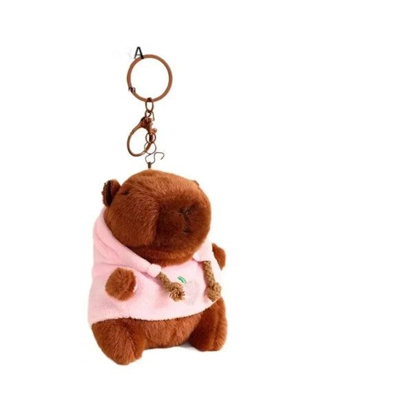 Cute Capybara Plush Keychain