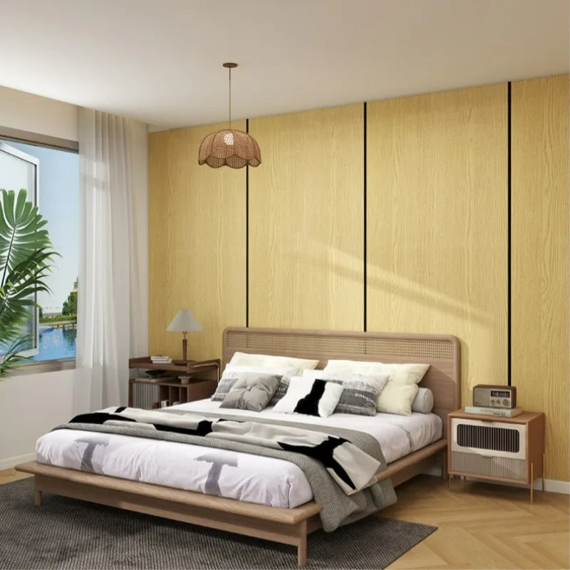 Selbstklebende Holzoptik-Wandfolie