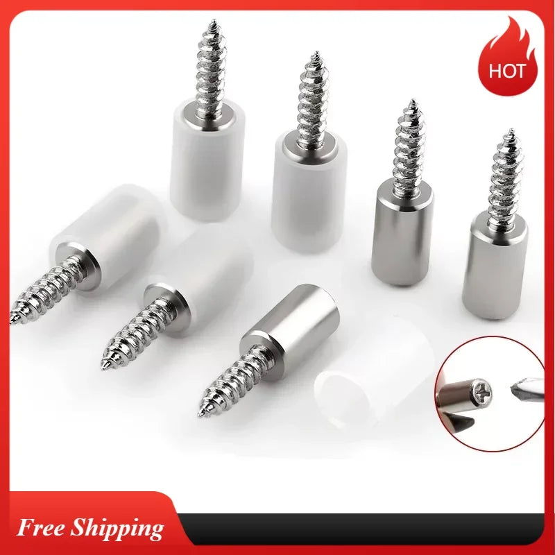 Self-Tapping Cabinet Shelf Supports with Rubber Sleeves