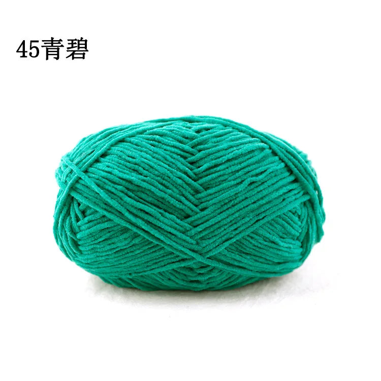 Matte Chenille Yarn for Crochet and Knitting
