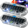 Solar Powered LED Anti-Collision Strobe Light for Vehicles