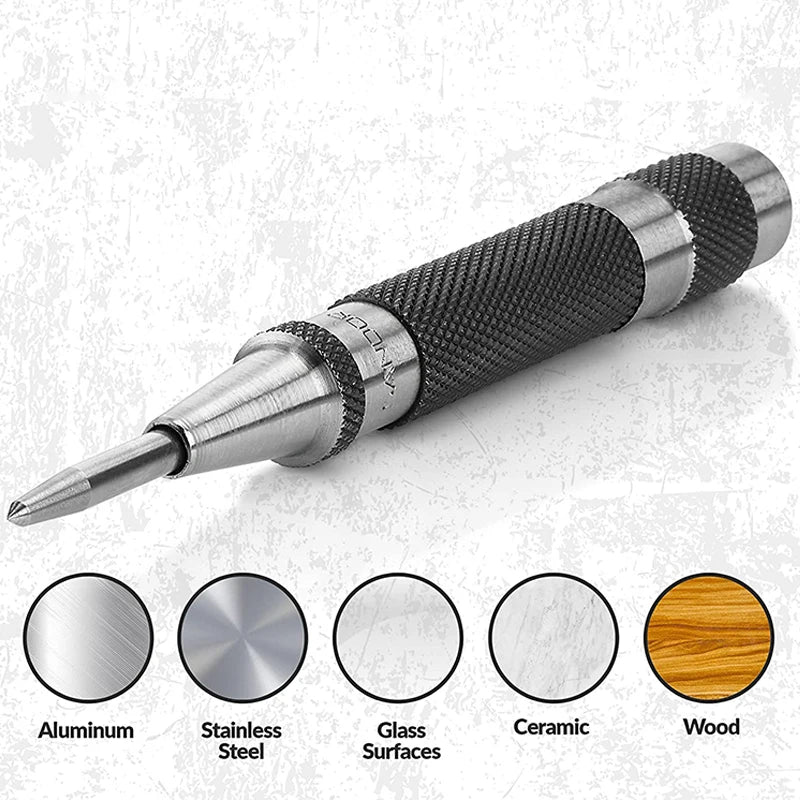Automatic Center Punch with Spring-Loaded Mechanism