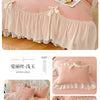 Princess Chiffon Duvet Cover with Romantic Ruffles