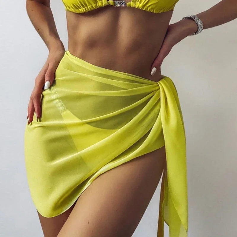 Lightweight Chiffon Beach Wrap & Bikini Cover-Up