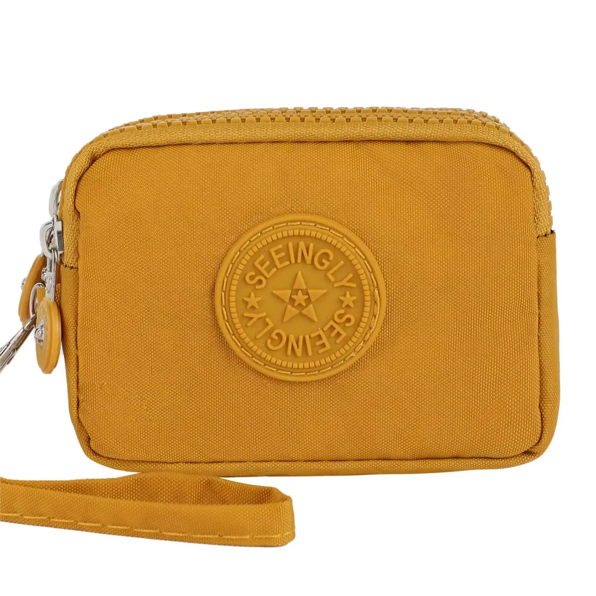 Multi-Layer Canvas Organizer Wallet with Zipper Pouch