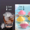 Skull and Diamond Silicone Ice Cube Mold Tray with Lid