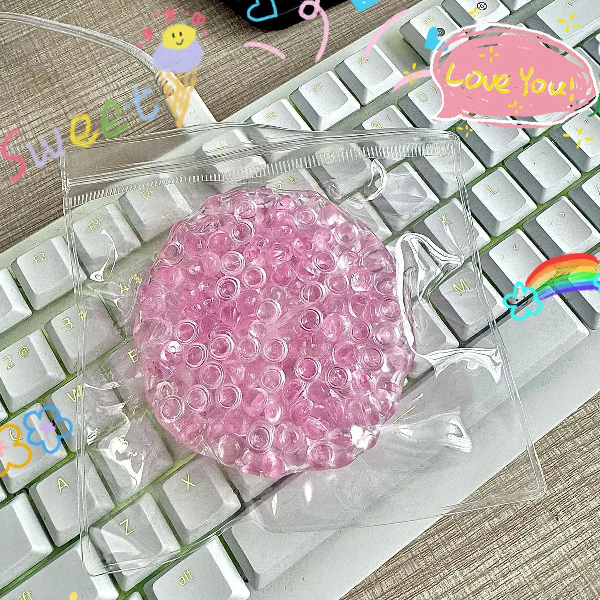 Silicone Stress Relief Squishy Beads