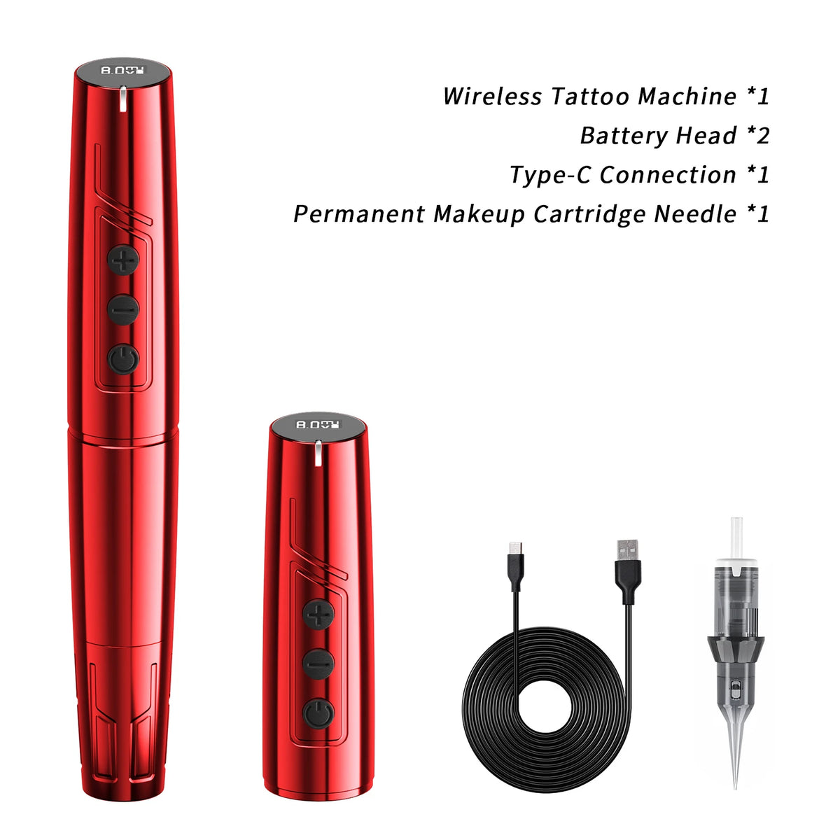 Precision Wireless Tattoo Pen for Professional Permanent Makeup