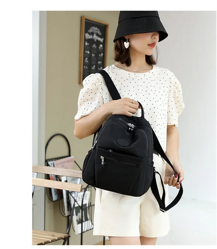 Durable Nylon Backpack for Daily Use
