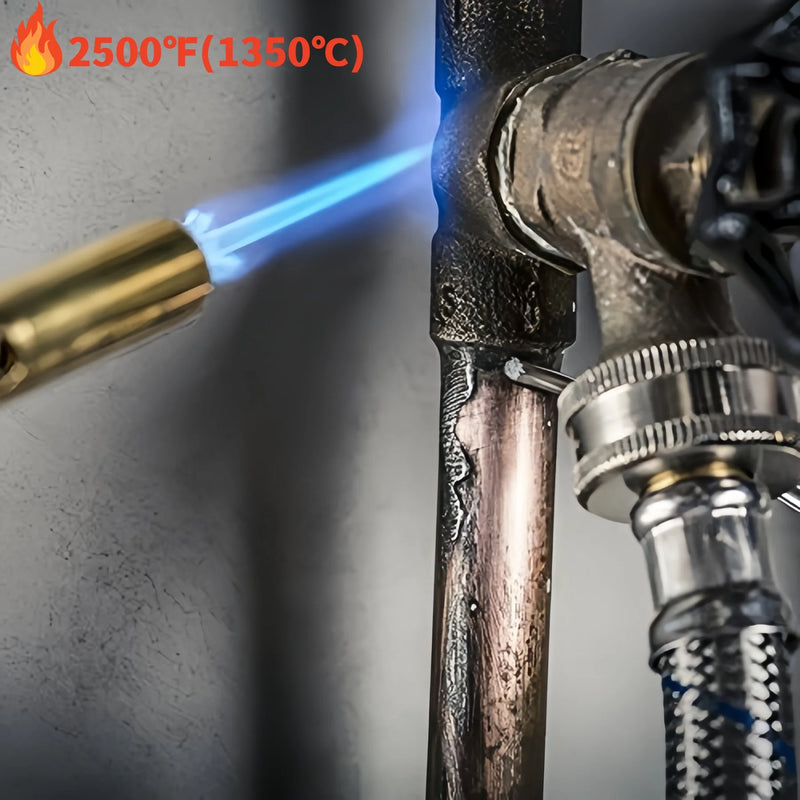 Brass Propane Torch with Precision Pencil Flame