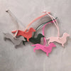 PU Leather Dachshund & Bulldog Keychain