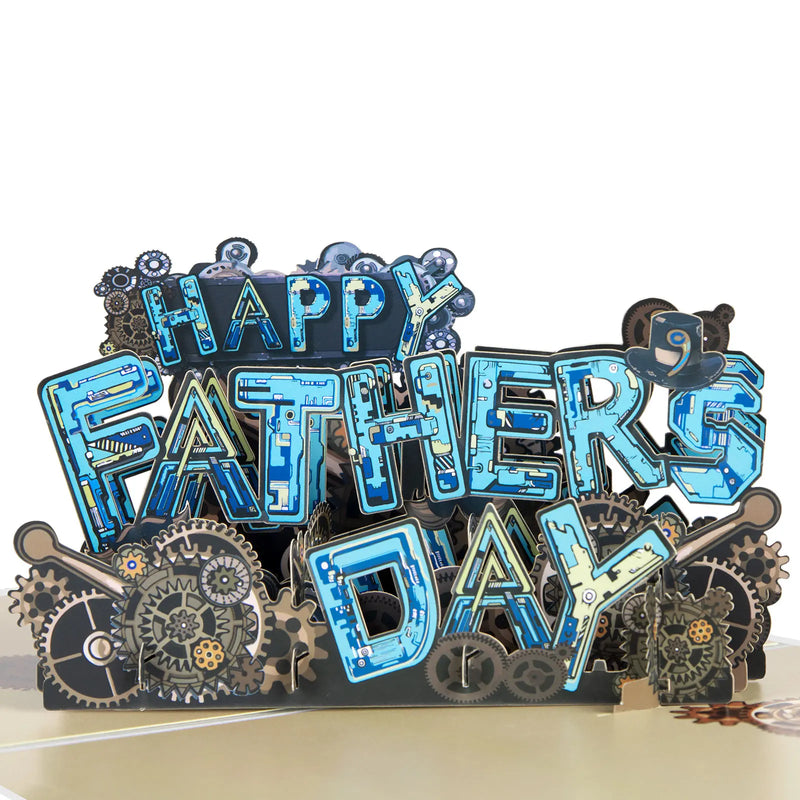 3D Pop-Up Father's Day Greeting Card with Notecard